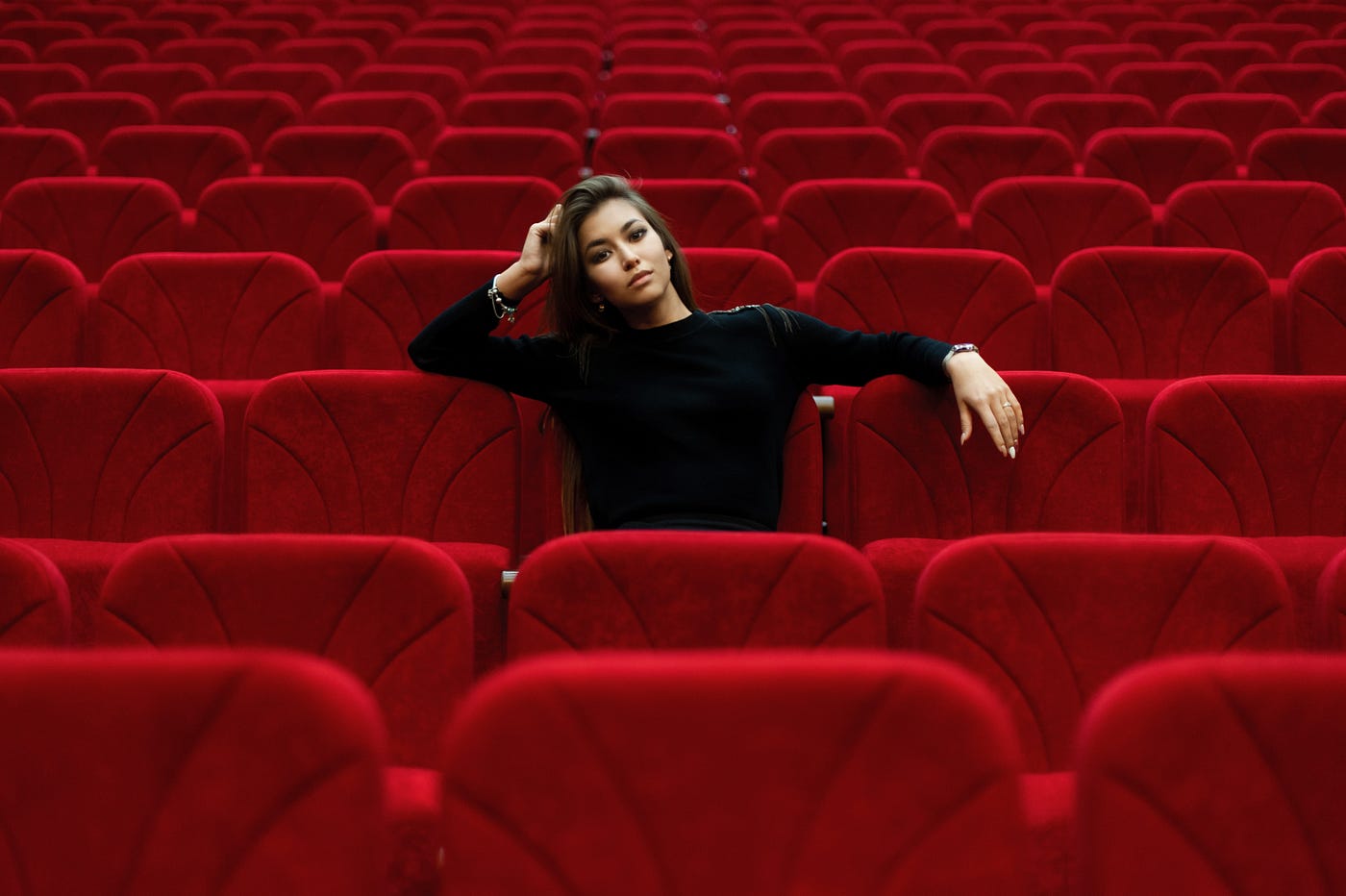 man sitting alone